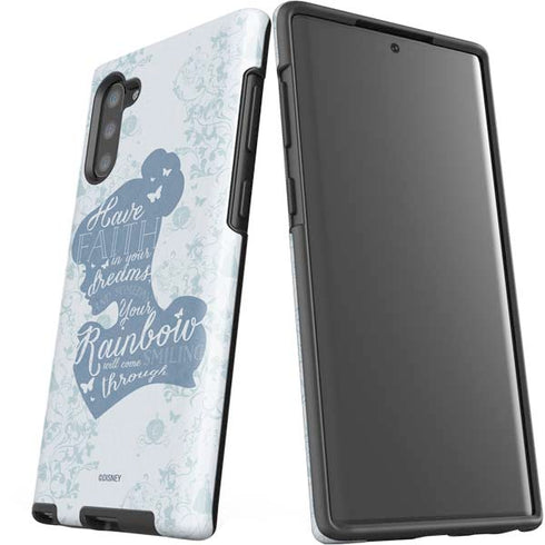 Disney Cinderella Faith In Your Dreams Silhouette Galaxy Note 10 Pro Case