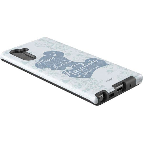 Disney Cinderella Faith In Your Dreams Silhouette Galaxy Note 10 Pro Case