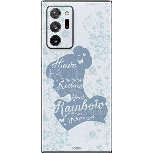 Disney Cinderella Faith In Your Dreams Silhouette Galaxy Note20 Ultra 5G Skin