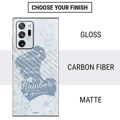 Disney Cinderella Faith In Your Dreams Silhouette Galaxy Note20 Ultra 5G Skin