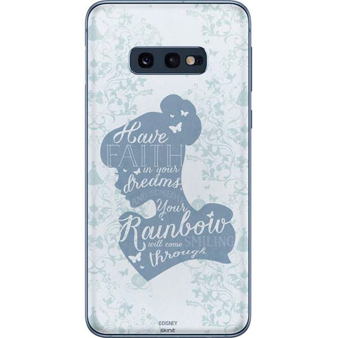 Disney Cinderella Faith In Your Dreams Silhouette Galaxy S10e Skin