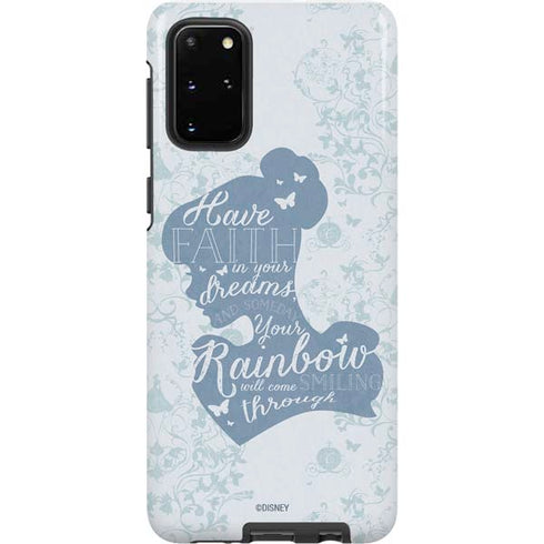 Disney Cinderella Faith In Your Dreams Silhouette Galaxy S20 Plus Pro Case