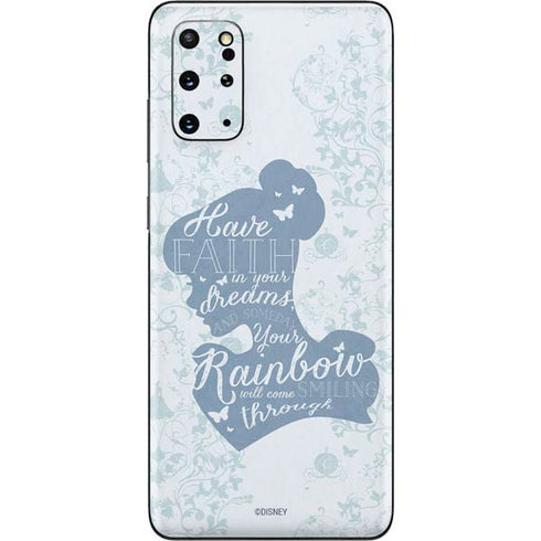 Disney Cinderella Faith In Your Dreams Silhouette Galaxy S20 Plus Skin