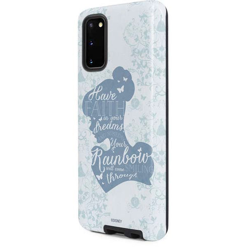 Disney Cinderella Faith In Your Dreams Silhouette Galaxy S20 Pro Case