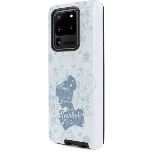 Disney Cinderella Faith In Your Dreams Silhouette Galaxy S20 Ultra 5G Pro Case