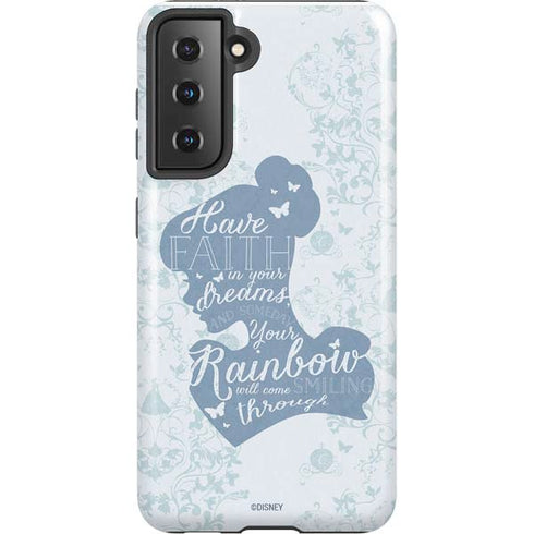 Disney Cinderella Faith In Your Dreams Silhouette Galaxy S21 5G Pro Case