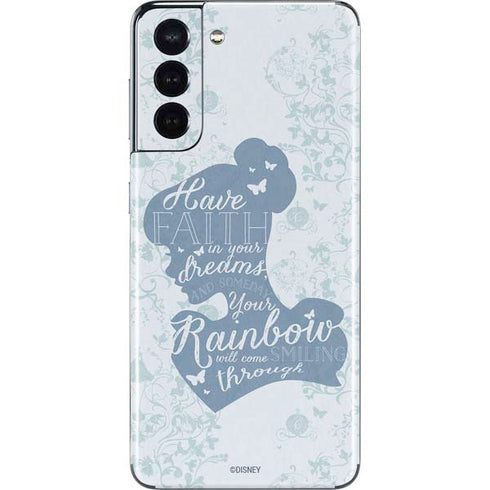 Disney Cinderella Faith In Your Dreams Silhouette Galaxy S21 5G Skin