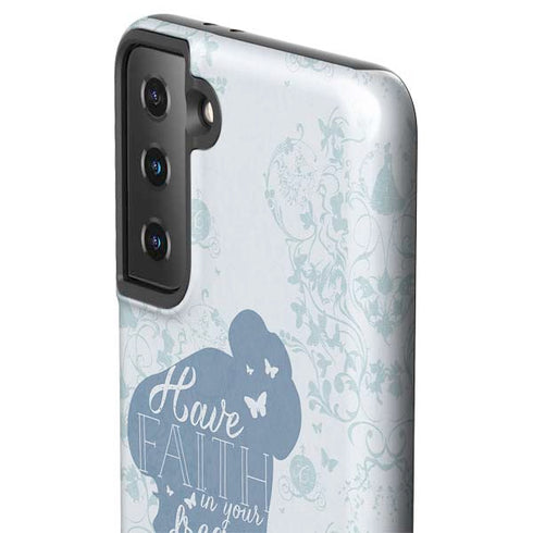 Disney Cinderella Faith In Your Dreams Silhouette Galaxy S21 FE Pro Case