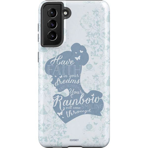 Disney Cinderella Faith In Your Dreams Silhouette Galaxy S21 Plus 5G Pro Case