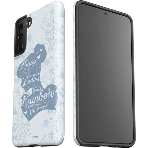 Disney Cinderella Faith In Your Dreams Silhouette Galaxy S21 Plus 5G Pro Case