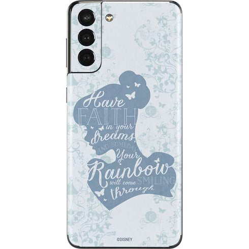 Disney Cinderella Faith In Your Dreams Silhouette Galaxy S21 Plus 5G Skin
