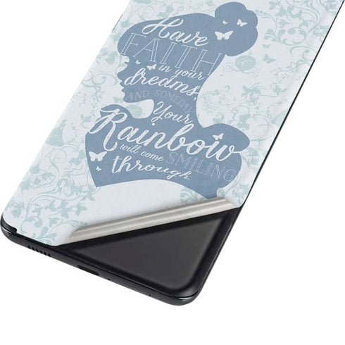 Disney Cinderella Faith In Your Dreams Silhouette Galaxy S21 Ultra 5G Skin