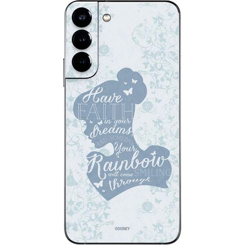 Disney Cinderella Faith In Your Dreams Silhouette Galaxy S22 Plus Skin