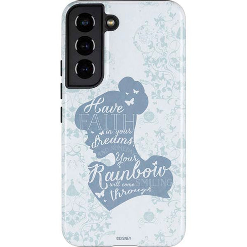 Disney Cinderella Faith In Your Dreams Silhouette Galaxy S22 Pro Case
