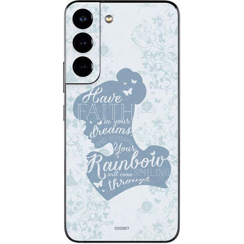 Disney Cinderella Faith In Your Dreams Silhouette Galaxy S22 Skin