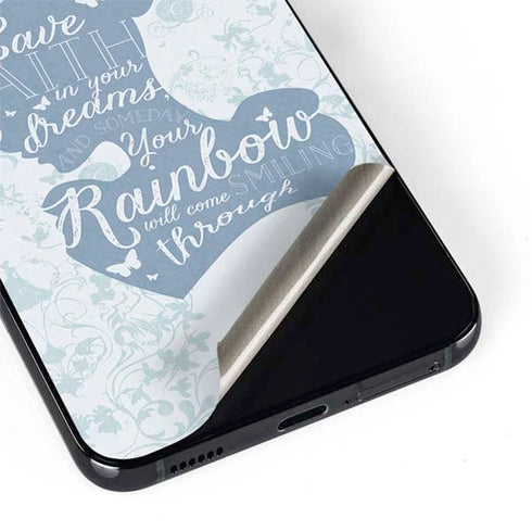 Disney Cinderella Faith In Your Dreams Silhouette Galaxy S22 Skin