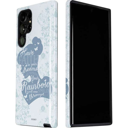 Disney Cinderella Faith In Your Dreams Silhouette Galaxy S22 Ultra Pro Case