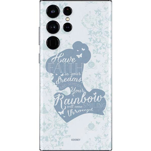 Disney Cinderella Faith In Your Dreams Silhouette Galaxy S22 Ultra Skin