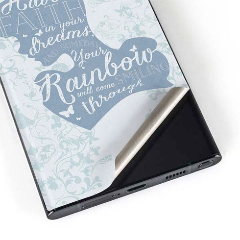 Disney Cinderella Faith In Your Dreams Silhouette Galaxy S22 Ultra Skin