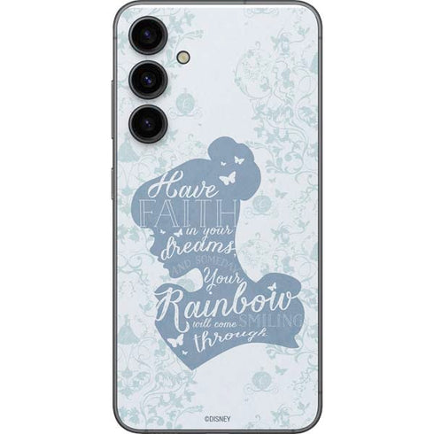 Disney Cinderella Faith In Your Dreams Silhouette Galaxy S23 FE Skin