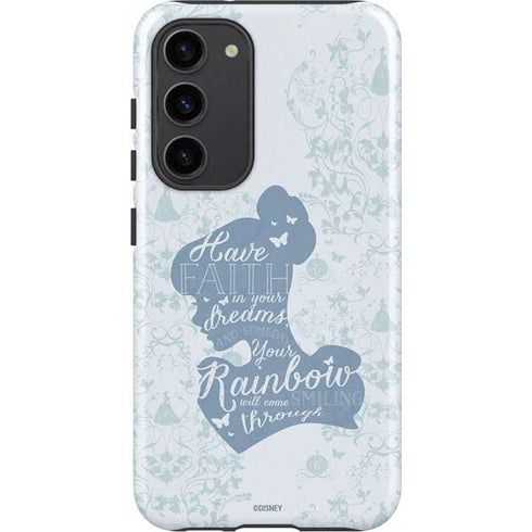 Disney Cinderella Faith In Your Dreams Silhouette Galaxy S23 Plus Pro Case