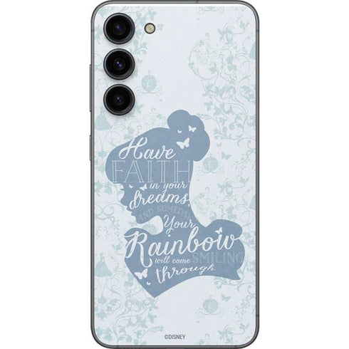 Disney Cinderella Faith In Your Dreams Silhouette Galaxy S23 Plus Skin