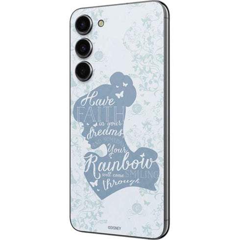Disney Cinderella Faith In Your Dreams Silhouette Galaxy S23 Plus Skin