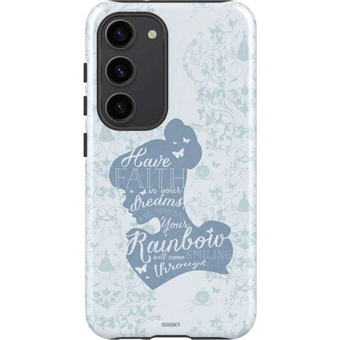 Disney Cinderella Faith In Your Dreams Silhouette Galaxy S23 Pro Case
