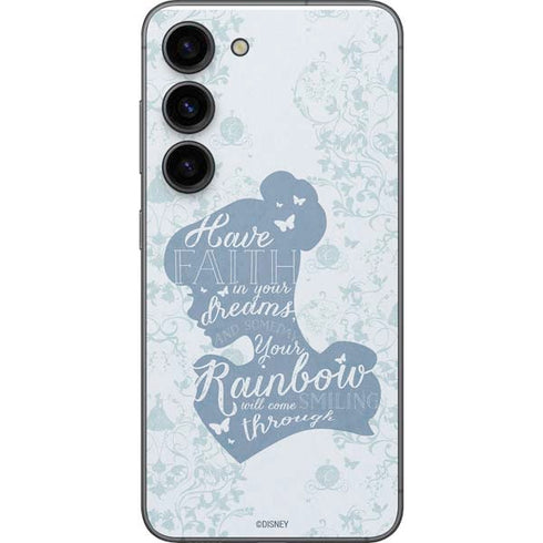 Disney Cinderella Faith In Your Dreams Silhouette Galaxy S23 Skin