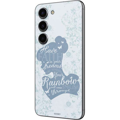 Disney Cinderella Faith In Your Dreams Silhouette Galaxy S23 Skin