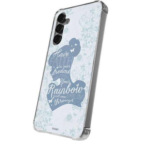 Disney Cinderella Faith In Your Dreams Silhouette Galaxy S24 Plus Clear Case