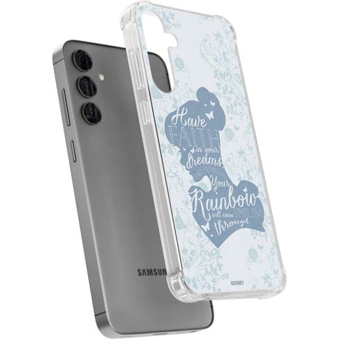 Disney Cinderella Faith In Your Dreams Silhouette Galaxy S24 Plus Clear Case