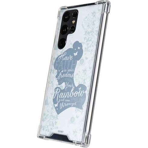 Disney Cinderella Faith In Your Dreams Silhouette Galaxy S24 Ultra Clear Case