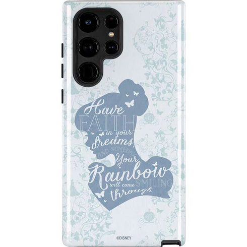 Disney Cinderella Faith In Your Dreams Silhouette Galaxy S24 Ultra Impact Case