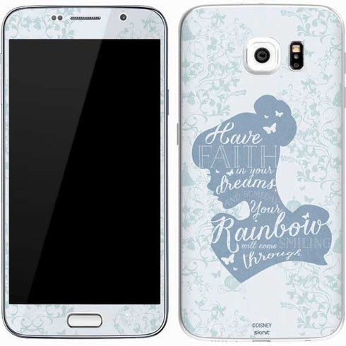 Disney Cinderella Faith In Your Dreams Silhouette Galaxy S7 Skin