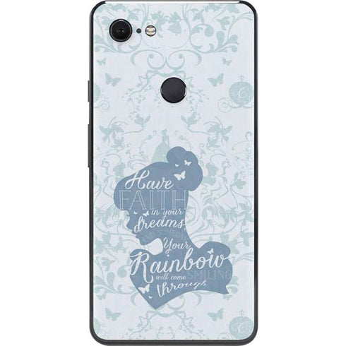 Disney Cinderella Faith In Your Dreams Silhouette Google Pixel 3 XL Skin