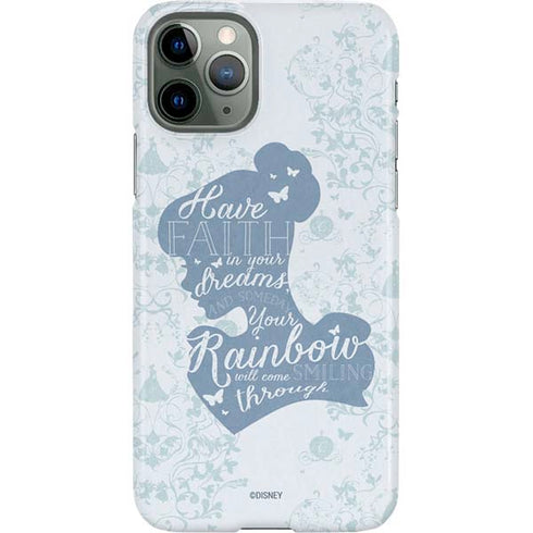 Disney Cinderella Faith In Your Dreams Silhouette iPhone 11 Pro Lite Case