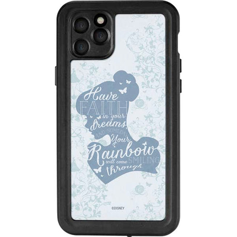 Disney Cinderella Faith In Your Dreams Silhouette iPhone 11 Pro Max Waterproof Case