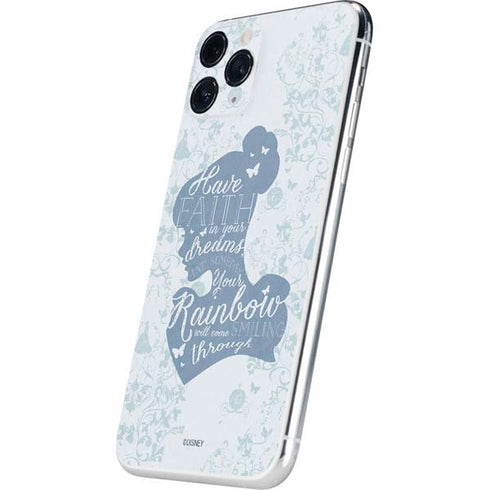 Disney Cinderella Faith In Your Dreams Silhouette iPhone 11 Pro Skin