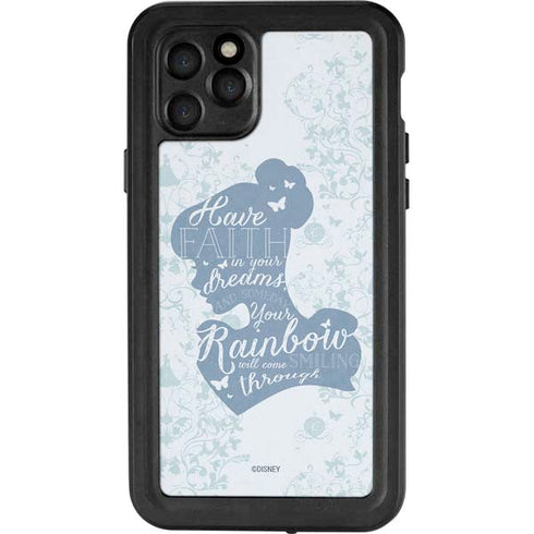 Disney Cinderella Faith In Your Dreams Silhouette iPhone 11 Pro Waterproof Case