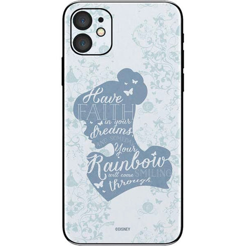 Disney Cinderella Faith In Your Dreams Silhouette iPhone 11 Skin