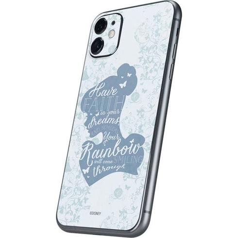 Disney Cinderella Faith In Your Dreams Silhouette iPhone 11 Skin
