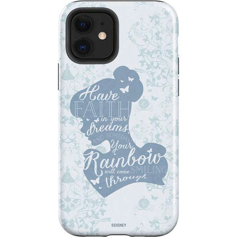 Disney Cinderella Faith In Your Dreams Silhouette iPhone 12 Impact Case