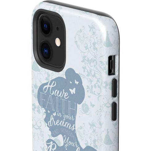 Disney Cinderella Faith In Your Dreams Silhouette iPhone 12 Impact Case