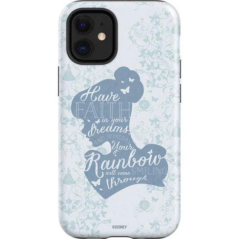 Disney Cinderella Faith In Your Dreams Silhouette iPhone 12 Mini Impact Case