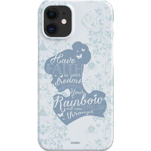 Disney Cinderella Faith In Your Dreams Silhouette iPhone 12 Mini Lite Case