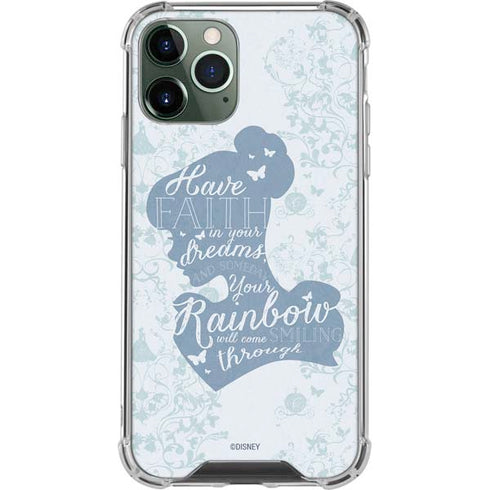 Disney Cinderella Faith In Your Dreams Silhouette iPhone 12 Pro Max Clear Case