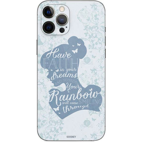 Disney Cinderella Faith In Your Dreams Silhouette iPhone 12 Pro Max Skin