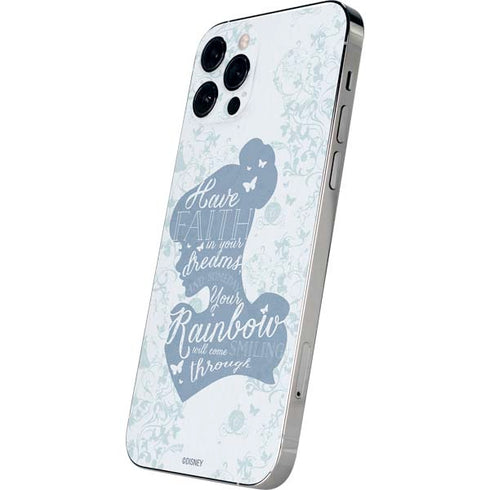 Disney Cinderella Faith In Your Dreams Silhouette iPhone 12 Pro Skin