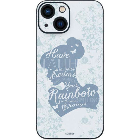 Disney Cinderella Faith In Your Dreams Silhouette iPhone 13 Mini Skin